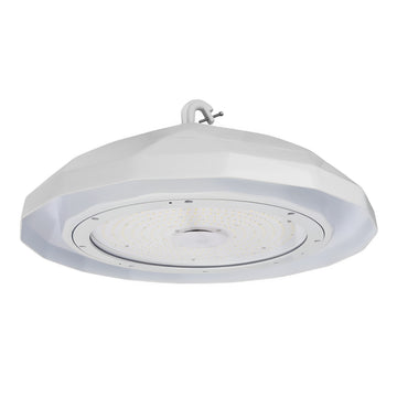 UFO LED High Bay Light Fixture, NSF Food Safe Lighting, 5000K Daylight, 200W, 30000 LM, 100-277V, Dimmable 0-10V, IP65/IP69K Waterproof